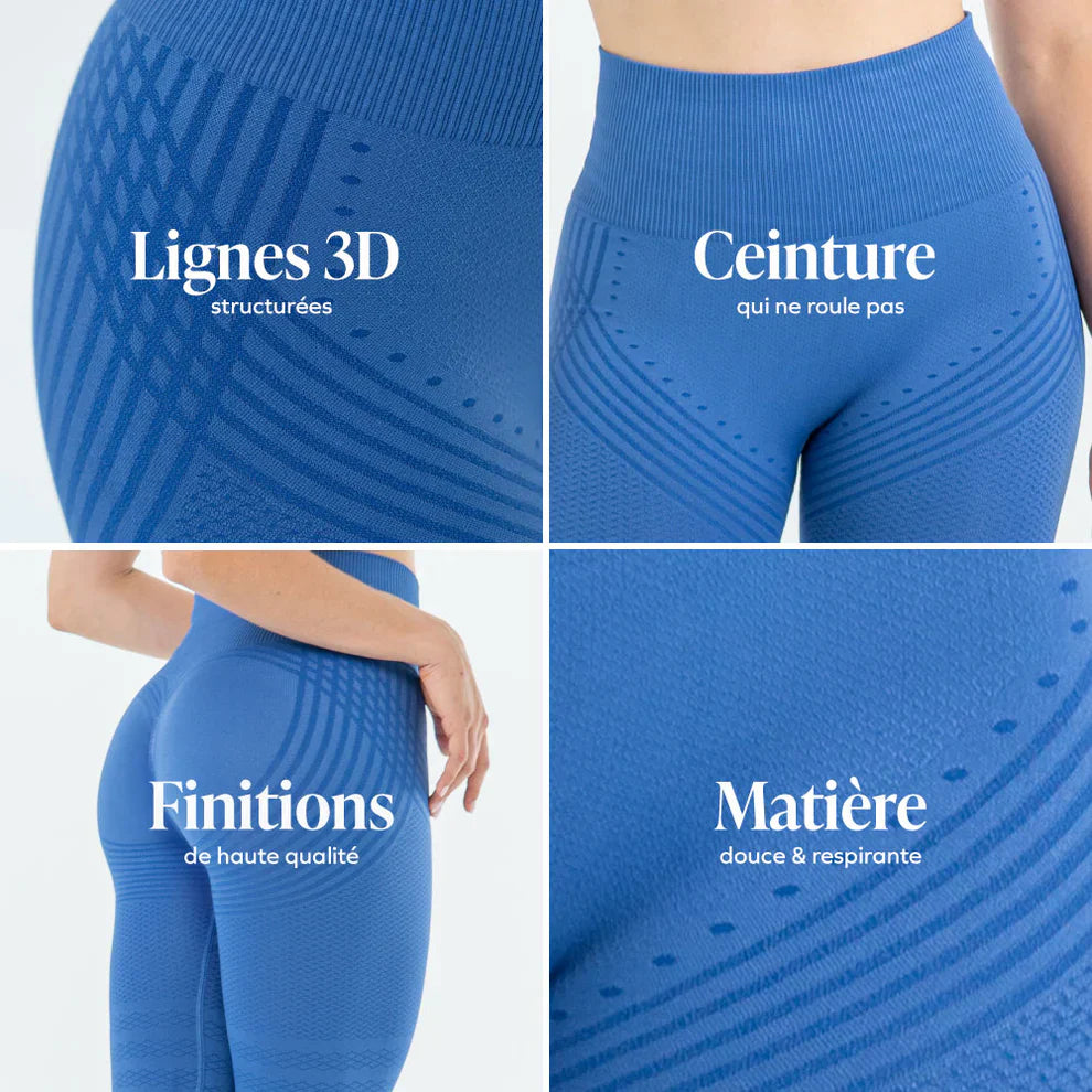 Legging 3D - 2.0 | Bleu Azur.