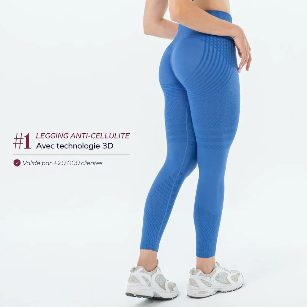 Legging 3D - 2.0 | Bleu Azur.