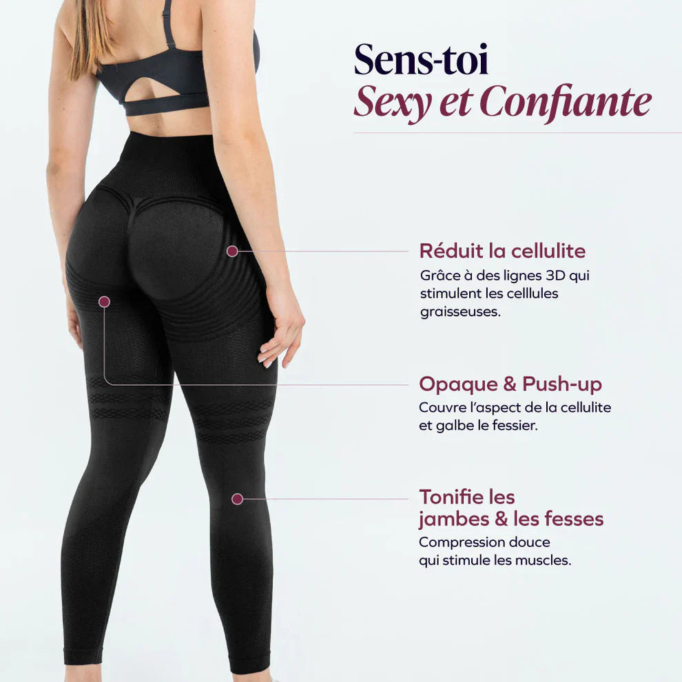 Legging 3D - 2.0 | Noir.