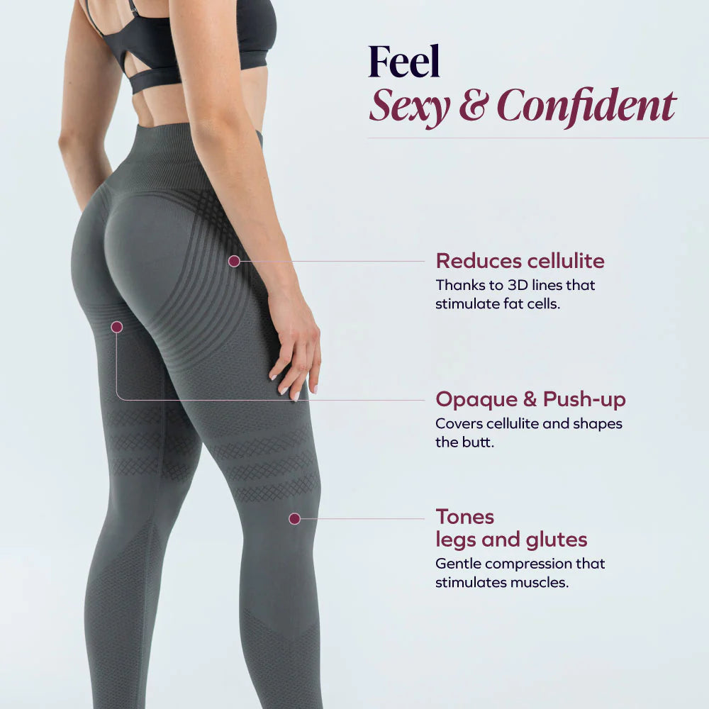 3D Leggings - 2.0 | Dark Grey.