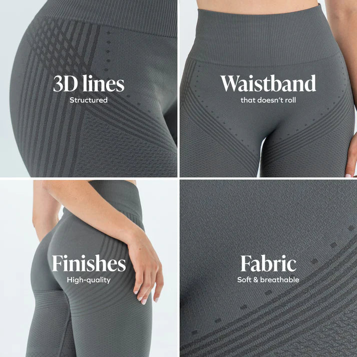 3D Leggings - 2.0 | Dark Grey.