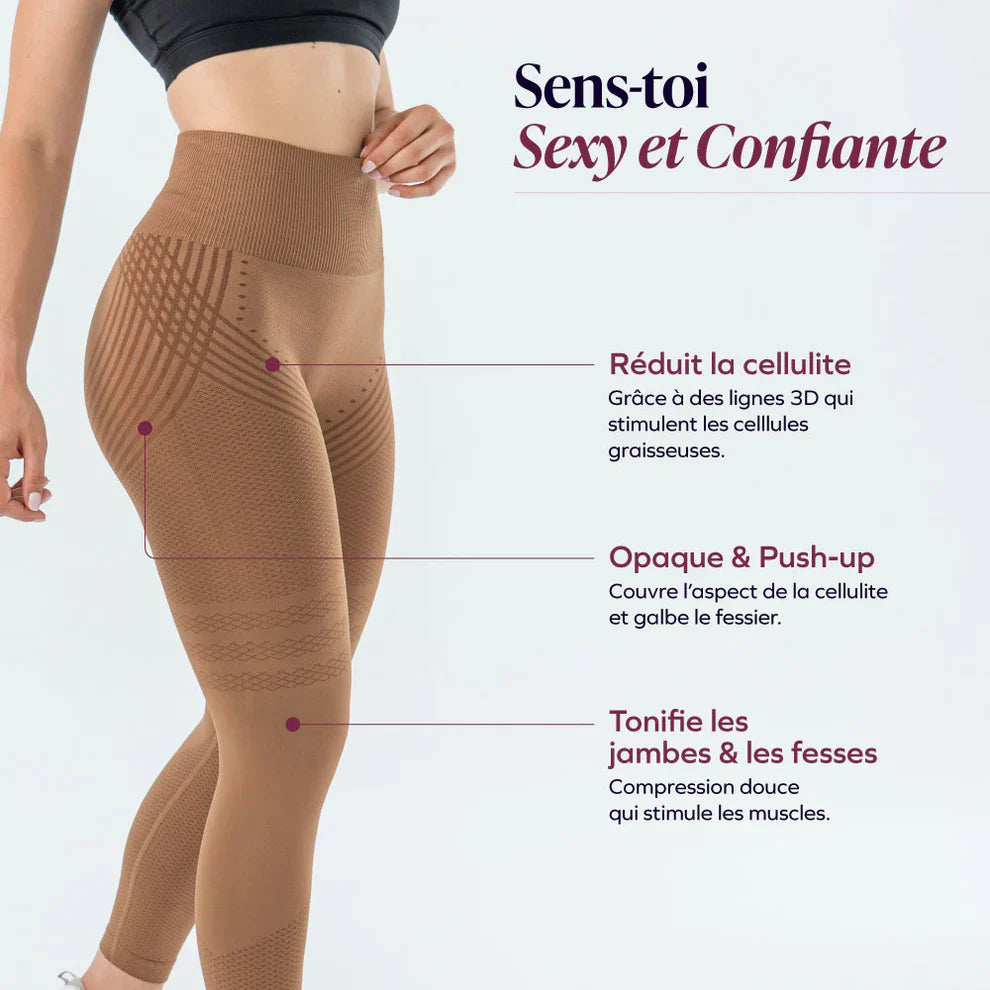 Legging 3D - 2.0 | Marron.