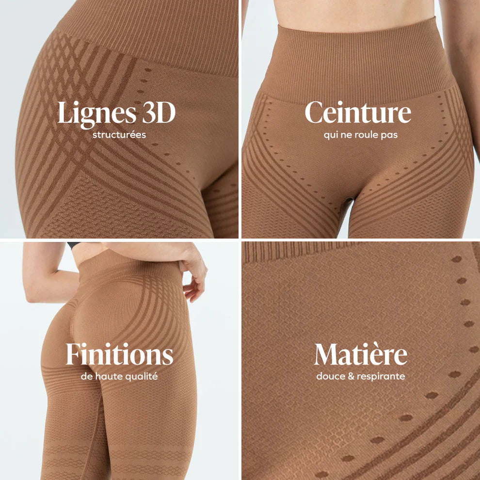 Legging 3D - 2.0 | Marron.