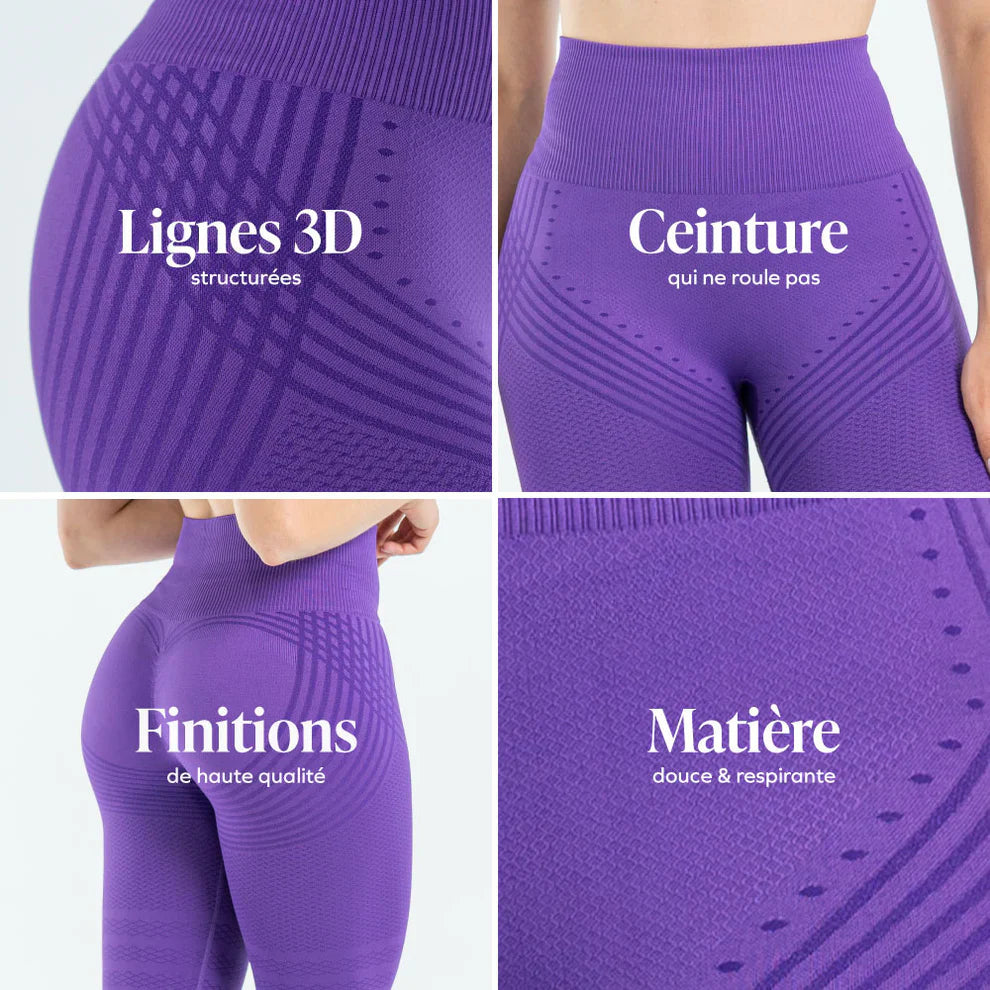 3D Leggings - 2.0 | Purple.