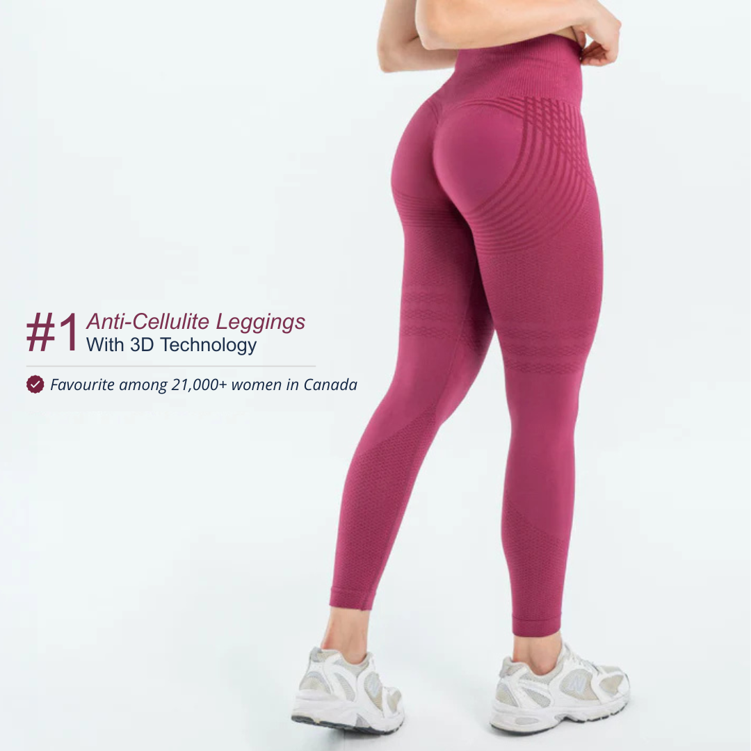 3D Leggings - 2.0 | Bordeaux.