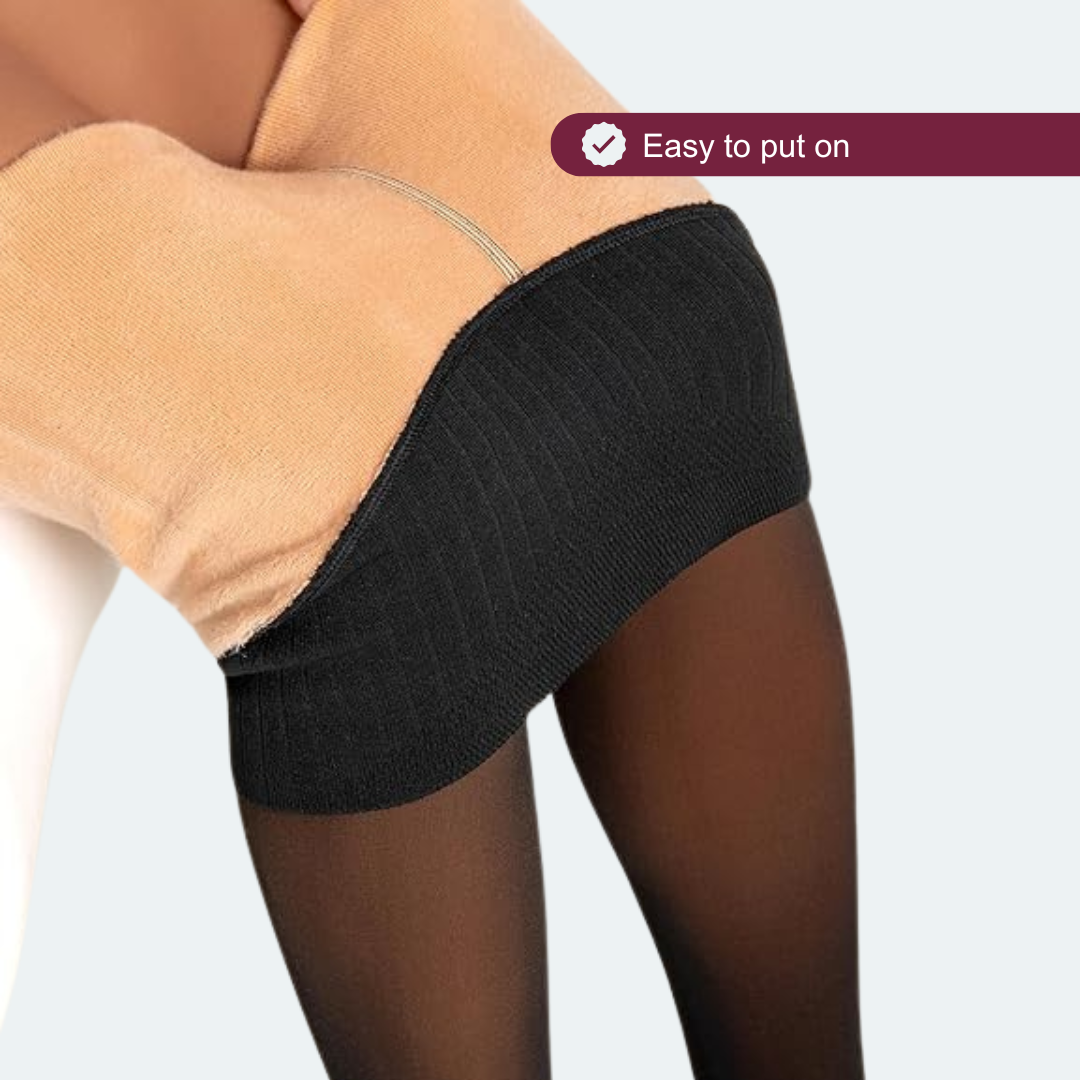 3D fleece leggings | Tummy control.