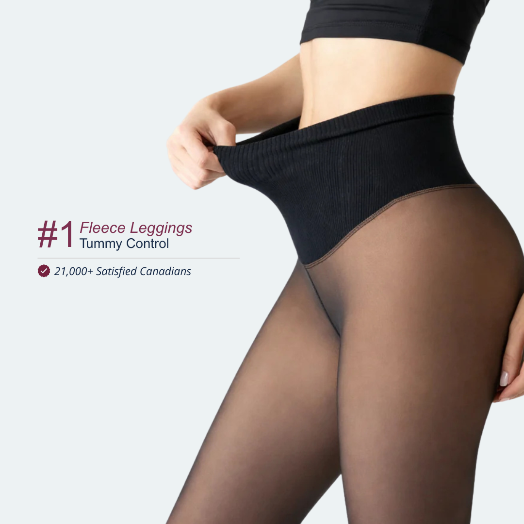 3D fleece leggings | Tummy control.
