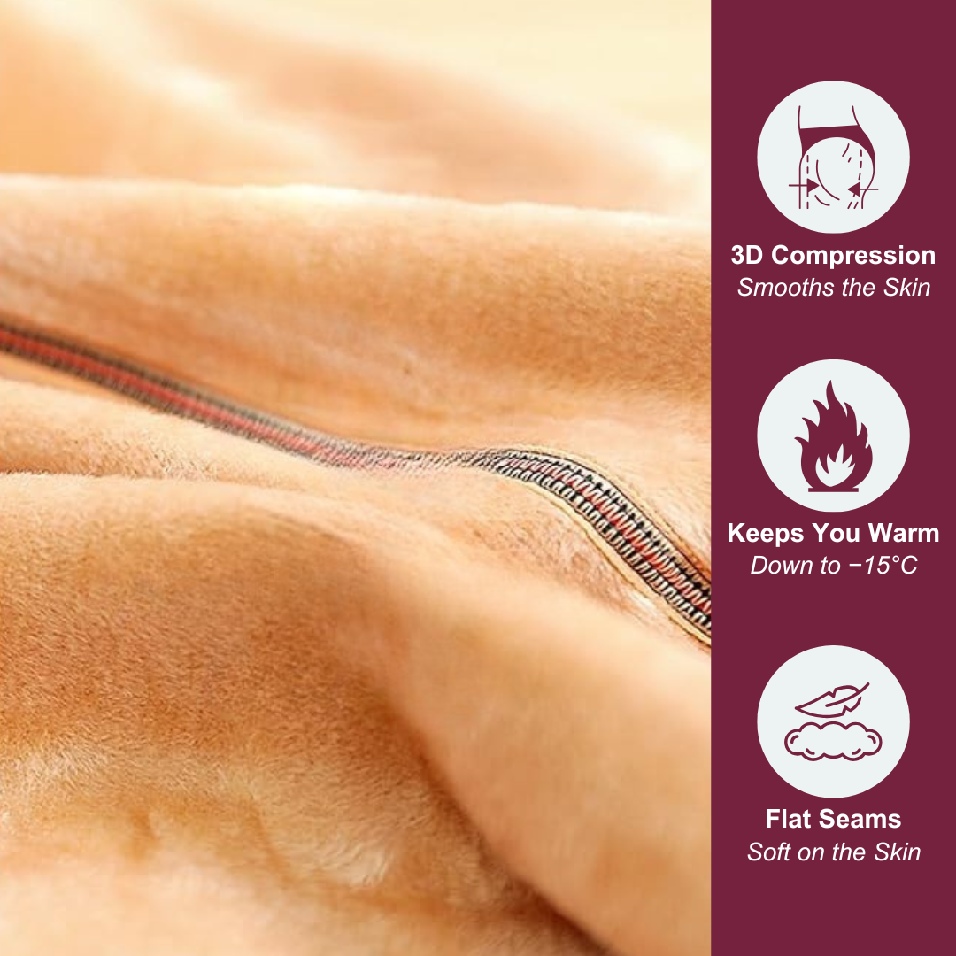 3D fleece leggings | Down to −15 °C.