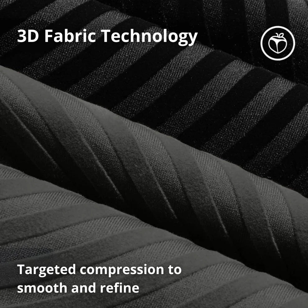 3D Leggings Shorts | Black.