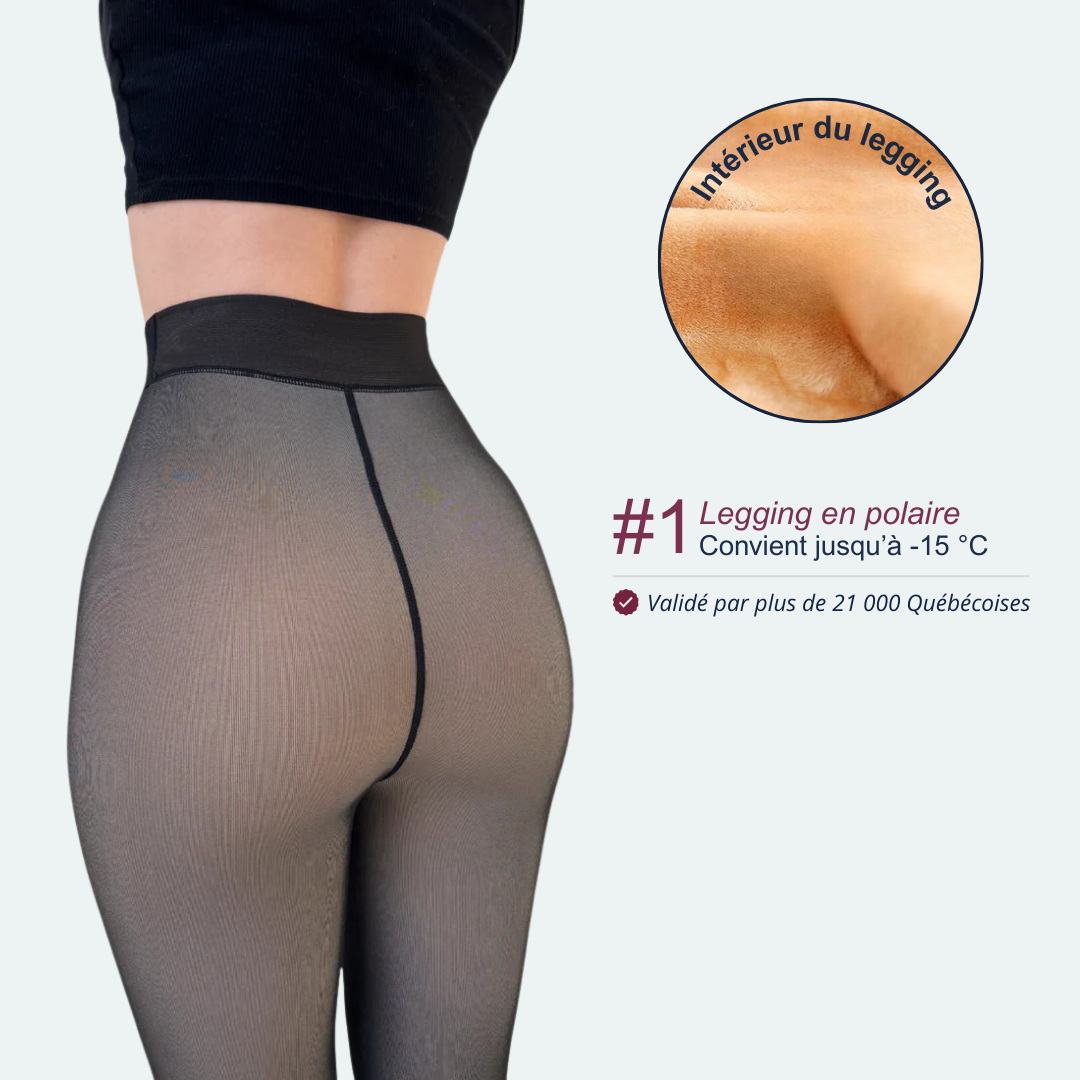 3D fleece leggings | Down to -15°C