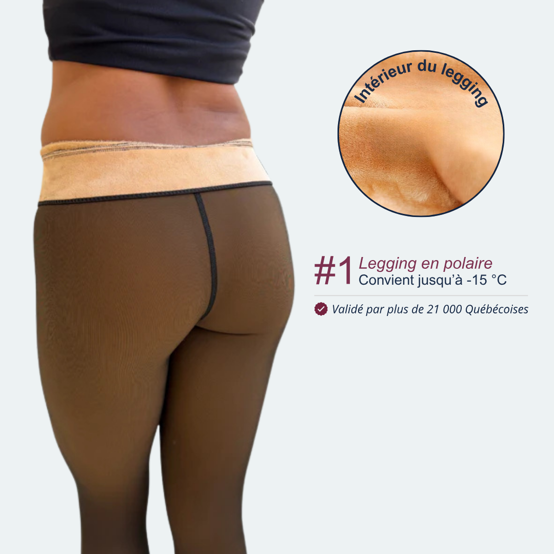 3D fleece leggings | Down to -15°C
