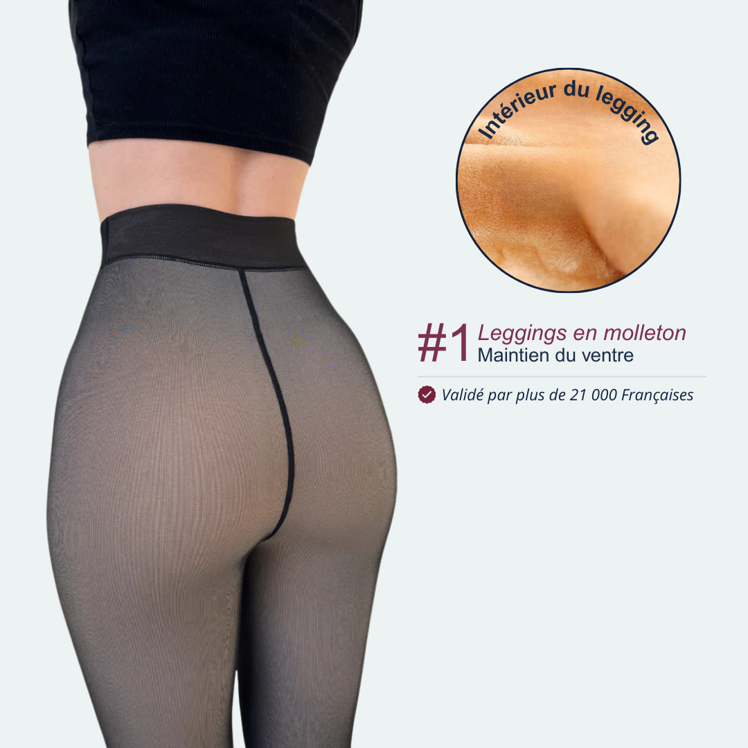 3D fleece leggings | Down to −15 °C.