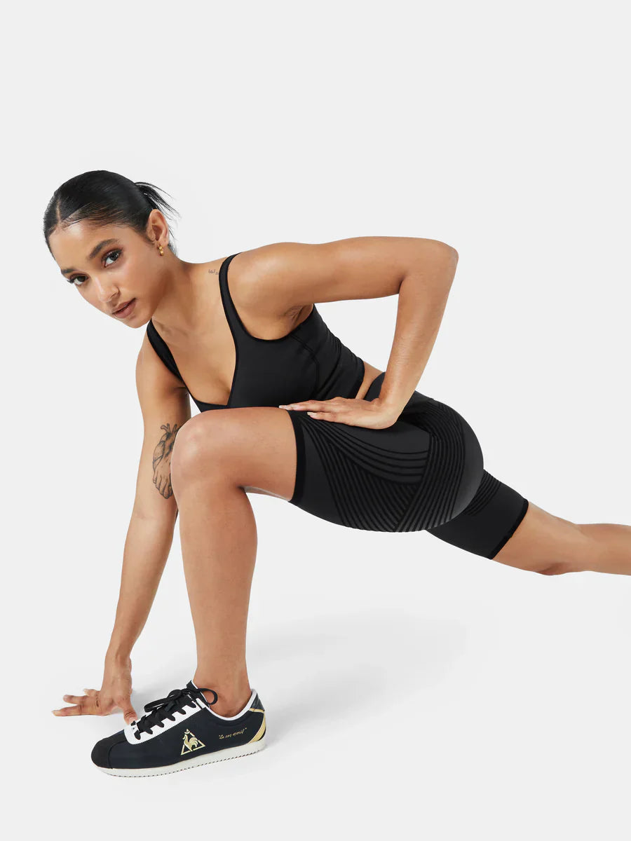 Leggings Short 3D | Noir.